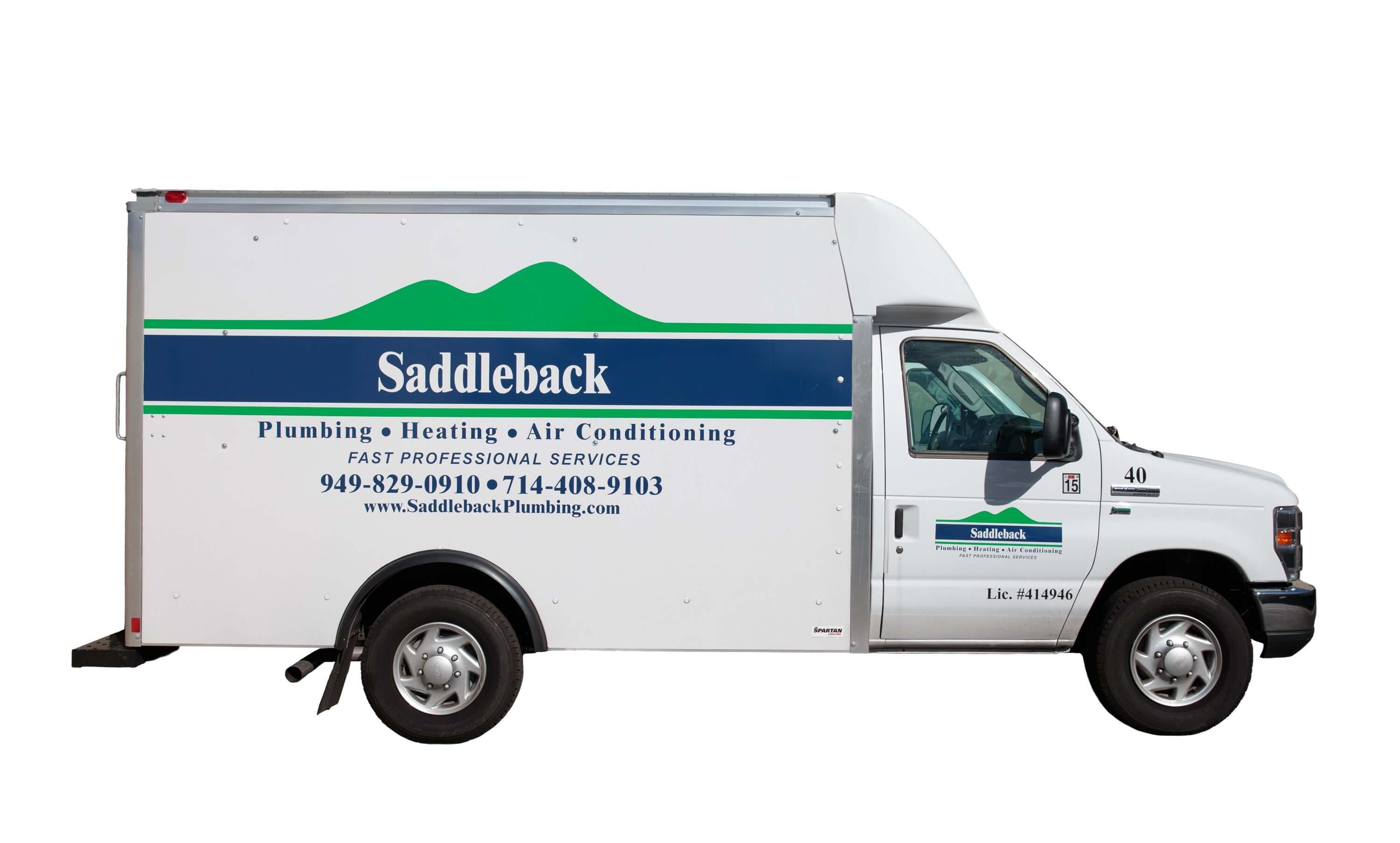 Saddleback Plumbing Heating & Air Truck