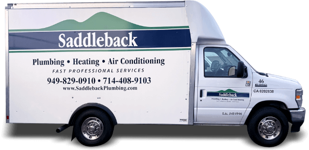Saddleback Plumbing Heating & Air Van
