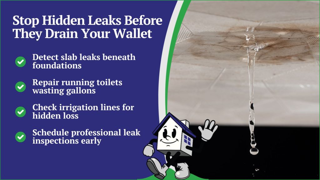 Info graphic on how to detect plumbing issues before they become a big problem