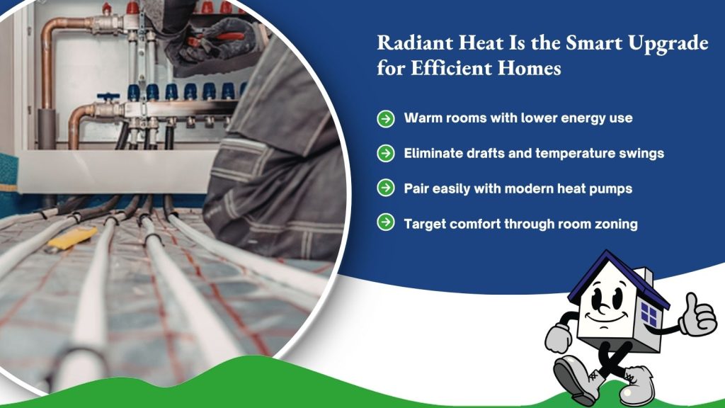 Radiant heating infographic